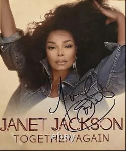 Janet Jackson, Signed Autographed Tour Program TOGETHER AGAIN & 8x10 Photo