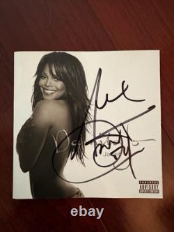 Janet Jackson Signed Damita Jo Autographed Signed CD Cover Insert Booklet