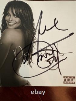 Janet Jackson Signed Damita Jo Autographed Signed CD Cover Insert Booklet