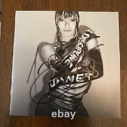 Janet Jackson signed CD cover