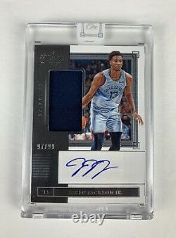 Jaren Jackson Jr. 2019-20 Panini One And One Patch Auto 97/99 Grizzlies