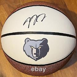 Jaren Jackson Jr Signed Autographed Memphis Grizzlies Logo Basketball Beckett