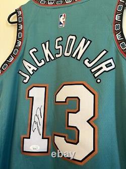 Jaren Jackson Jr. Signed Memphis Grizzlies Jersey Vancouver Autographed JSA COA