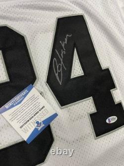 Jersey Football Player Bo Jackson Signed Autographed Beckett COA