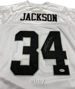 Jersey Football Player Bo Jackson Signed Autographed Beckett COA