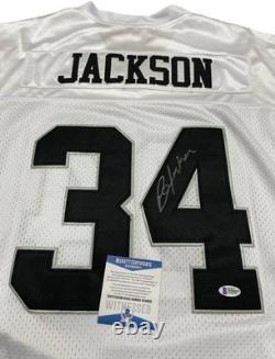 Jersey Football Player Bo Jackson Signed Autographed Beckett COA