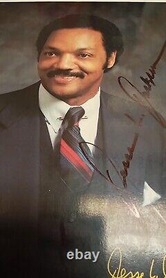 Jessie Jackson 8x10 Signed Autographed JSA COA 1984 Presidential Campaign Photo