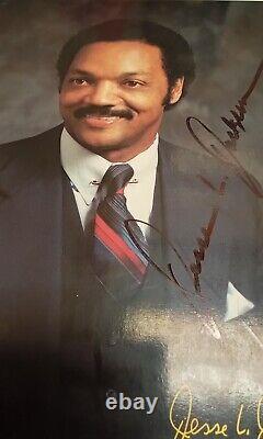 Jessie Jackson 8x10 Signed Autographed JSA COA 1984 Presidential Campaign Photo