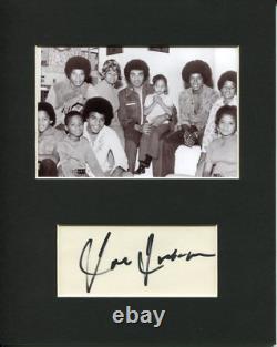 Joe Jackson Father Of Michael Jackson Manager Signed Autograph Photo Display