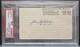 Joe Jackson autograph signed by wife, Kate PSA certified