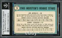 Joe Morgan & Sonny Jackson Autographed 1965 Topps RC Vintage Beckett 16712339