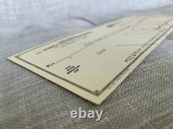 Joseph Jackson-signed cheque/check, dated April 8 1985, Michael Jackson's father