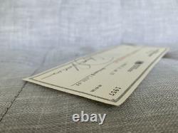 Joseph Jackson-signed cheque/check, dated April 8 1985, Michael Jackson's father