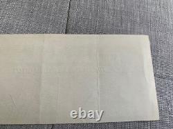 Joseph Jackson-signed cheque/check, dated April 8 1985, Michael Jackson's father