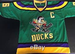 Joshua Jackson Signed Auto The Mighty Ducks Hockey Jersey Beckett Bas Coa 5