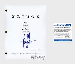 Joshua Jackson Signed Fringe Shooting Pilot Episode Script Autograph Acoa Coa