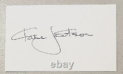 Kate Jackson Signed Autographed 3x5 Card Beckett BAS Charlie's Angels