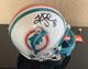 Keith Jackson Signed Autographed Riddell MIAMI DOLPHINS Mini Helmet