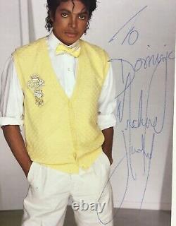 King of POP Michael Jackson 1983 Signed official photo JSA LOA Certified