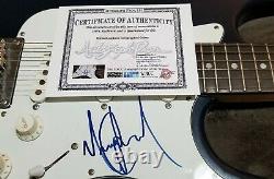 King of pop Michael Jackson signed Autographed Authenticated Squire Guitar
