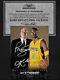 Kobe Bryant/Phil Jackson Panini dual hand signed Autograph Card withCOA
