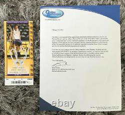 Kobe Bryant, Phil Jackson Signed 2010 NBA Finals Ticket Online Authentics COA
