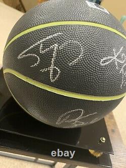 Kobe Bryant, Shaquille ONeal & Phil Jackson Signed Basketball W 2 COA