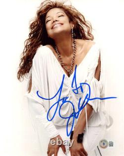 LA TOYA JACKSON SIGNED AUTOGRAPHED 8x10 PHOTO MICHAEL JACKSON SISTER BECKETT BAS