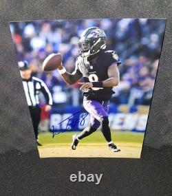 LAMAR JACKSON Signed Photo Autographed 8x10 Baltimore Ravens QB withCOA