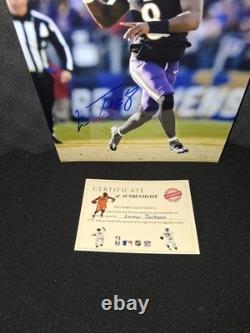 LAMAR JACKSON Signed Photo Autographed 8x10 Baltimore Ravens QB withCOA