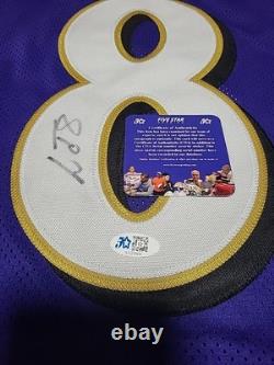 LAMAR JACKSON Uniform #8 Hand-Signed Autographed Jersey WithCOA (BALTIMORE RAVENS)