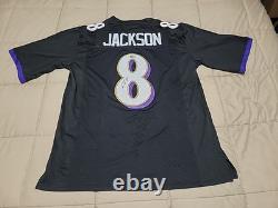 LAMAR JACKSON Uniform #8 Hand-Signed Autographed Team Jersey WithCOA (Ravens)