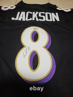 LAMAR JACKSON Uniform #8 Hand-Signed Autographed Team Jersey WithCOA (Ravens)