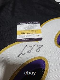 LAMAR JACKSON Uniform #8 Hand-Signed Autographed Team Jersey WithCOA (Ravens)