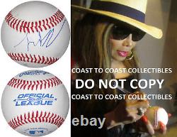 La Toya Jackson singer actress signed autographed baseball COA with exact proof