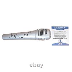LaToya Jackson Signed Microphone Beckett Authentic Autograph R&B Pop Proof Photo