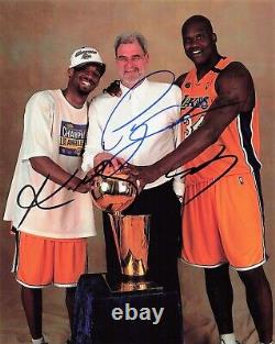 Lakers Kobe Bryant/ Phil Jackson/O'Neil Signed Original Authentic Autograph COA