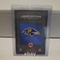 Lamar Jackson 2018 Panini Vip National Gold Pack Autograph Baltimore Ravens
