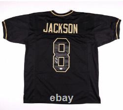 Lamar Jackson Authentic Signed Black/Gold Pro Style Jersey Autographed JSA