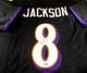 Lamar Jackson / Autographed Baltimore Ravens Black Custom Football Jersey / COA