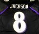 Lamar Jackson / Autographed Baltimore Ravens Black Custom Football Jersey / COA
