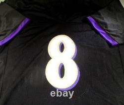 Lamar Jackson / Autographed Baltimore Ravens Black Custom Football Jersey / COA
