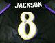Lamar Jackson / Autographed Baltimore Ravens Black Custom Football Jersey / Coa