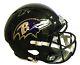 Lamar Jackson Autographed Baltimore Ravens Full Size Speed Rep Helmet JSA Aut