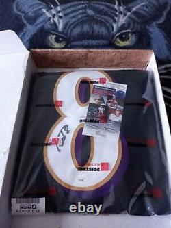 Lamar Jackson Autographed Baltimore Ravens Jersey, JSA. 5$ Dollar Shipping