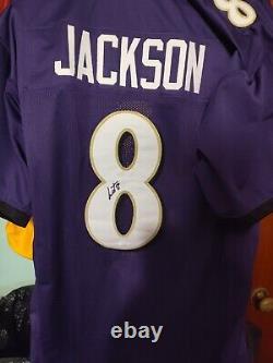 Lamar Jackson Autographed Baltimore Ravens Signed Jersey JSA COA