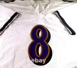 Lamar Jackson / Autographed Baltimore Ravens White Custom Football Jersey / COA