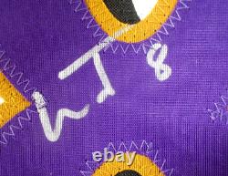 Lamar Jackson / Autographed Baltimore Ravens White Custom Football Jersey / COA