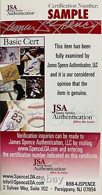Lamar Jackson Autographed Purple Jersey Signed James Spence JSA COA