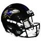 Lamar Jackson Baltimore Ravens Autographed Full-Size Speed Replica Helmet Silver
